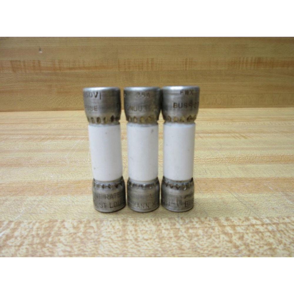 Buss FWX-25 Bussmann Fuse FWX25 (Pack of 3) - New No Box