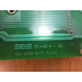 SBS EC-4514-02 SB-4500 Back Plane EC451402 - Used