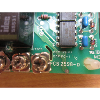 PCB 2598-D Board Set PCB2598D - Used