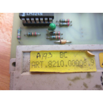 Bearing Headquarter 8210.00006.9 Circuit Board 8210000069 - Used