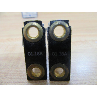 General Electric CR123C1.18A GE Heater Overload Relay C123C118A (Pack of 2)