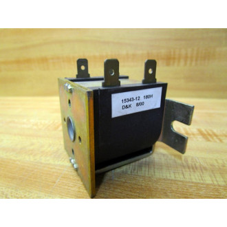 D & K 15343-12 Solenoid Coil 1534312 - New No Box