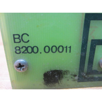 Hunkeler AG 8200.00011 Circuit Board BC 8200.00011 - Used