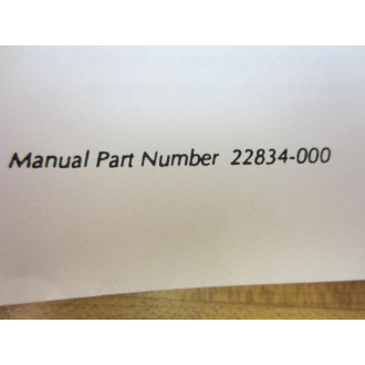 Astro-Med 22834-000 Signal Conditioner Operations Manual 22834000 - Used