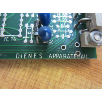 Dienes 001234 F Circuit Board 001234F - Used