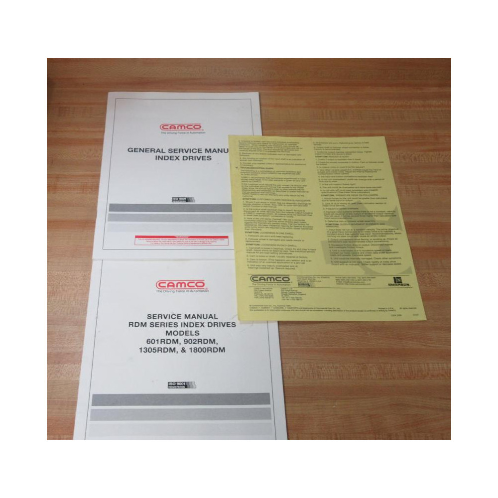 Camco 99 A44547 07 0000 Service Manual RDM Series 99A44547070000 - Used