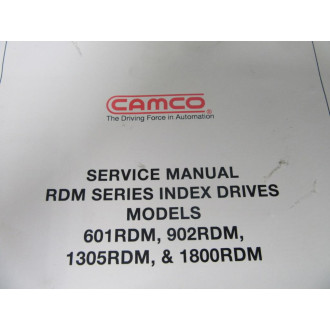 Camco 99 A44547 07 0000 Service Manual RDM Series 99A44547070000 - Used