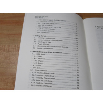 Adlink MXE-100510101020 Matrix MXE-1000 Series Manual