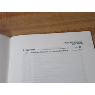 Adlink MXE-100510101020 Matrix MXE-1000 Series Manual