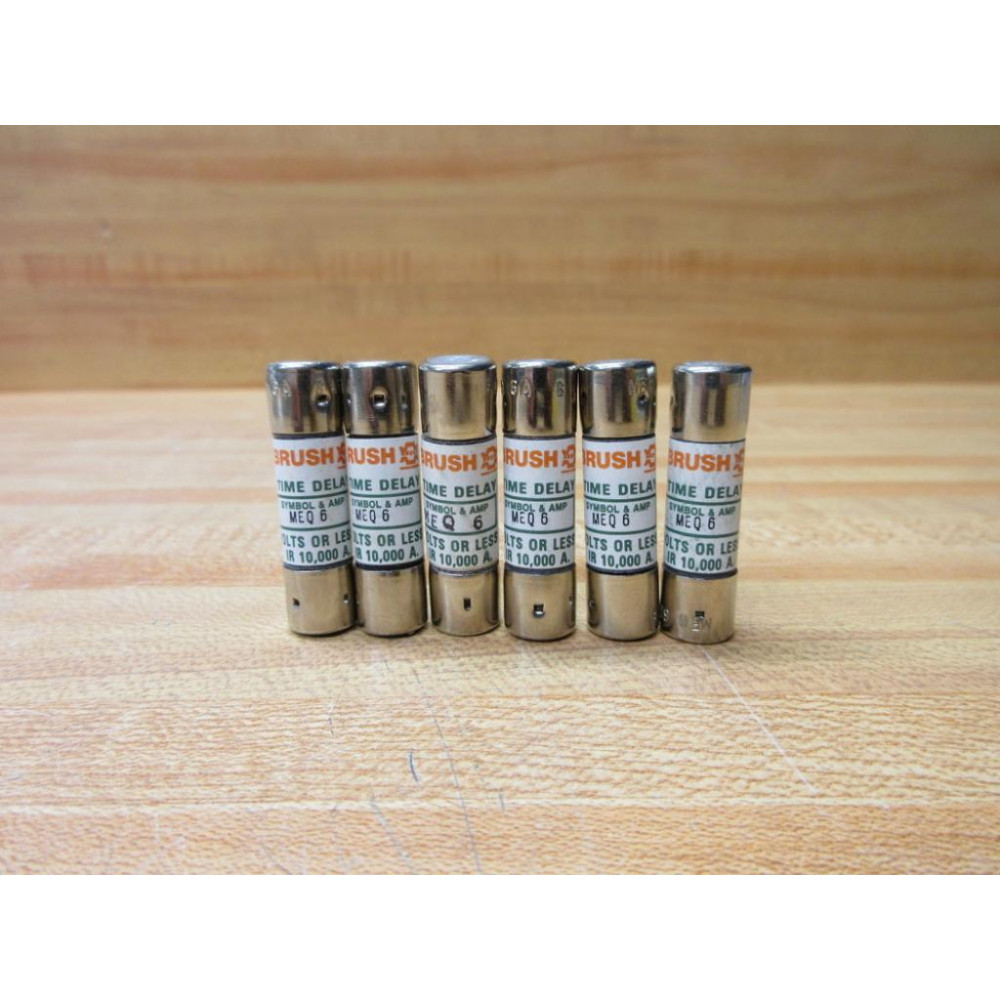 Brush MEQ6 Fuse (Pack of 6) - New No Box