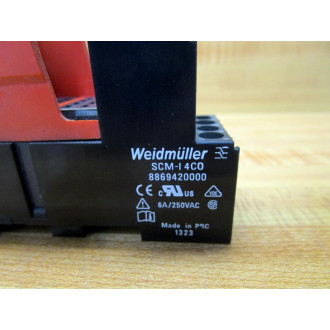 Weidmuller 8869420000 Relay Socket SCM-1 4C0 - New No Box