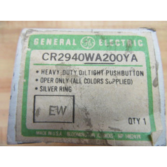 General Electric CR2940WA200YA Push Button