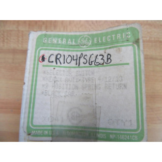 General Electric CR104PSG63B91 Selector Switch CR104P 2 Position
