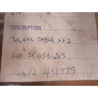 Salmoiraghi XF2 Signal Cable