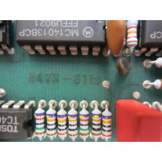 Erdmann 4473-811e 193C Alarm Board 4473-810e 193C - Used
