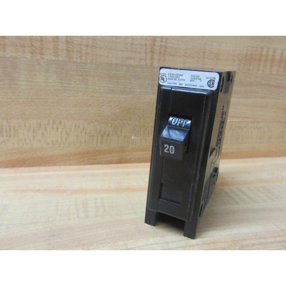 Cutler Hammer HQP-1020 Circuit Breaker 20A 1P HQP-120 - New No Box