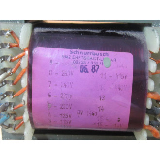 Schnurrbusch T40E Transformer BV 1460 - Used
