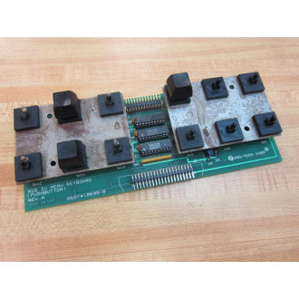 QuadTech 18698-B RGS IV Menu Keyboard 18698B WO 9 Keys - Used