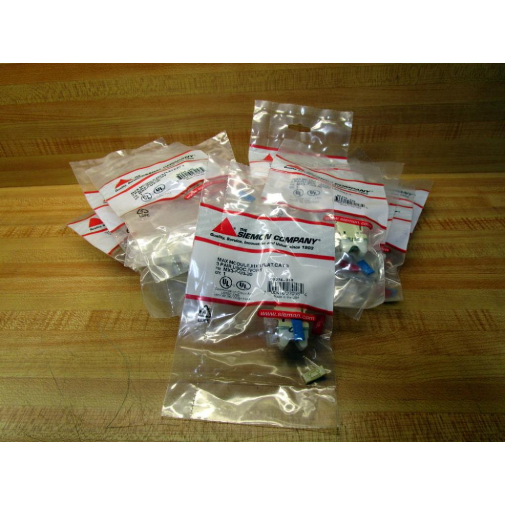 Siemon Company MX3-F-US-20 Max Module MX3FUS20 (Pack of 19)