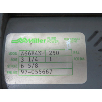 Miller Fluid Power A66B4N Cylinder - Used