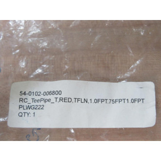 54-0102-006800 RC Tee Pipe PLWG222 - New No Box