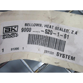 Bourn & Koch 9000-520-1-61 Heat Sealed Bellows ZA 9000520161 - New No Box