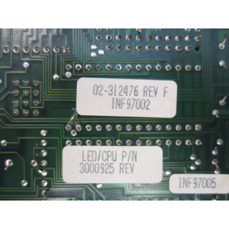 Vickers 02-158342 Circuit Board 02-312476 WO 1 IC Chip - Used