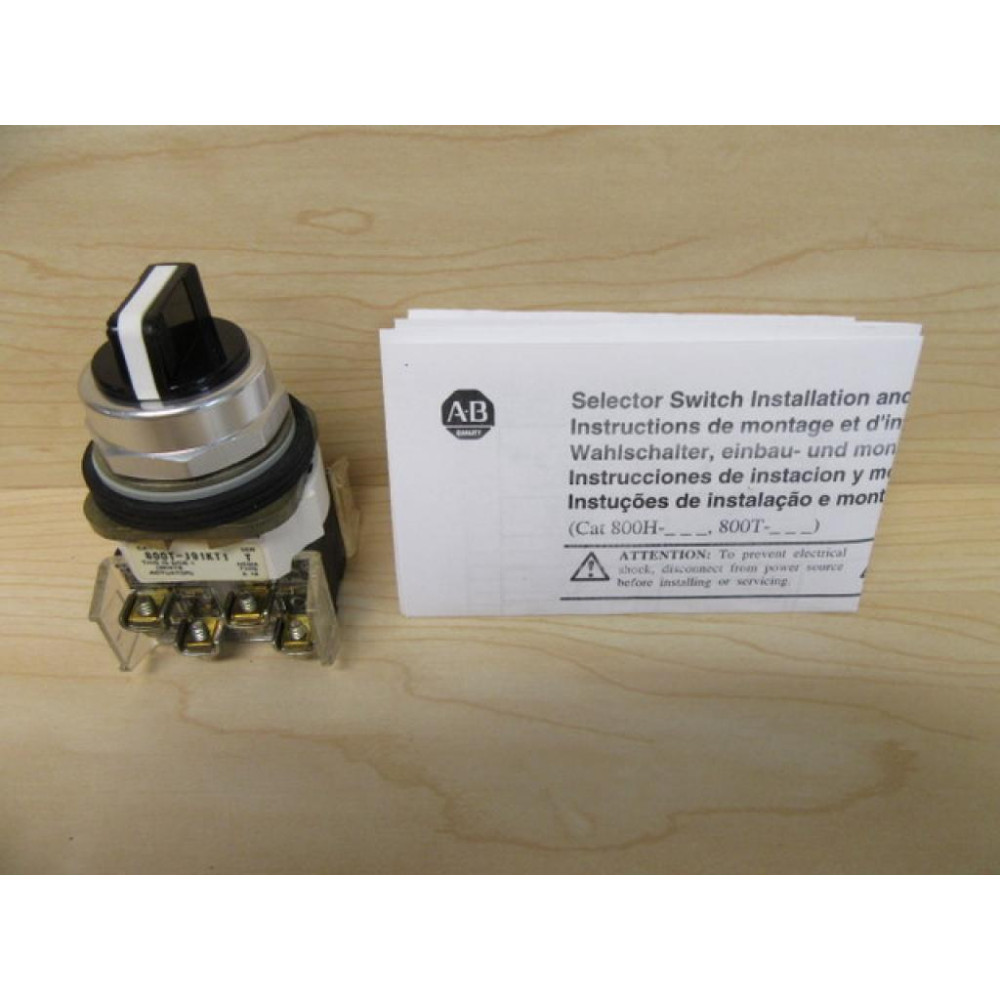 Allen Bradley 800T-J91KT1B Selector Switch - New No Box