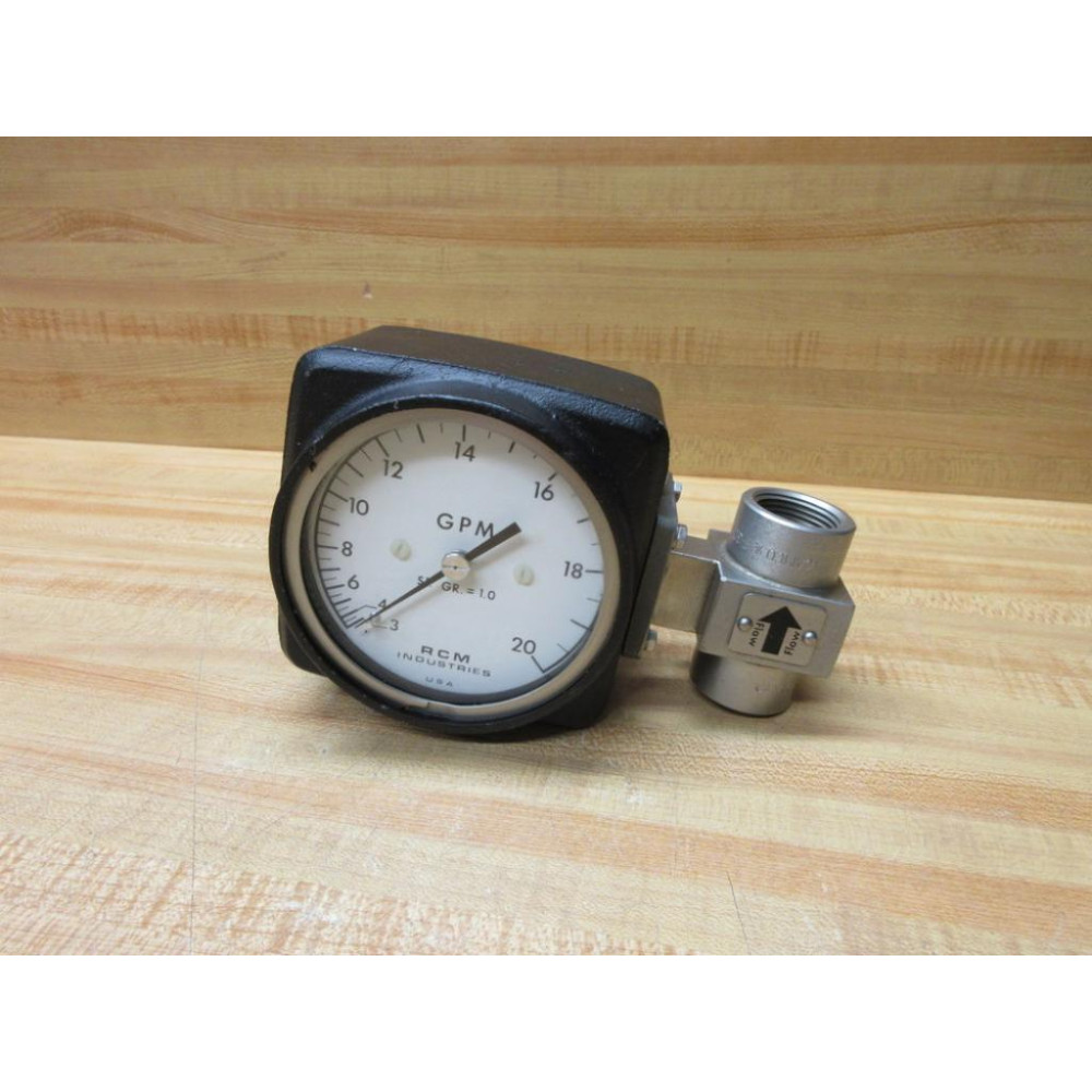 RCM Industries 34-73-VUL-20 Flowmeter 3473VUL20 - New No Box