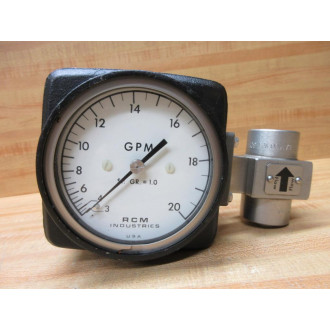 RCM Industries 34-73-VUL-20 Flowmeter 3473VUL20 - New No Box