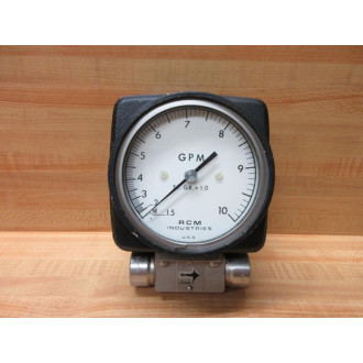 RCM Industries 12-73-R-10 Flowmeter 1273R10 - New No Box