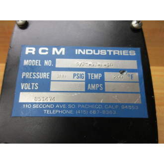 RCM Industries 12-73-R-10 Flowmeter 1273R10 - New No Box