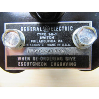 General Electric 16SB1CA19X2 Rotary Switch - Used