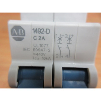Allen Bradley 1492-D2C020 Circuit Breaker 1492D2C020 - New No Box