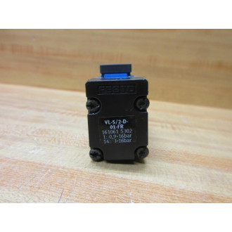 Festo VL-52-D-01-FR Pneumatic Valve 161061 - Used