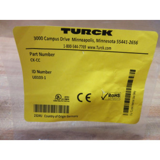 Turck CK-CC Closure Cap U0103-1