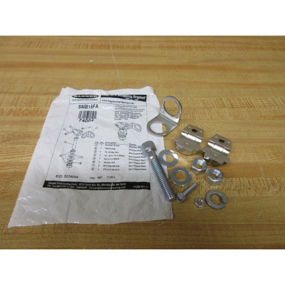 Banner SMB18FA Mounting Bracket 74004