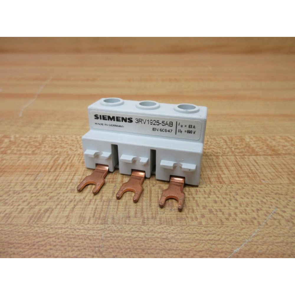 Siemens 3RV1925-5AB Supply Terminal 3RV19255AB (Pack of 4) - Used
