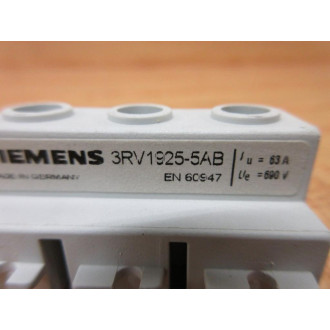 Siemens 3RV1925-5AB Supply Terminal 3RV19255AB (Pack of 4) - Used