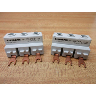Siemens 3RV1925-5AB Supply Terminal 3RV19255AB (Pack of 4) - Used