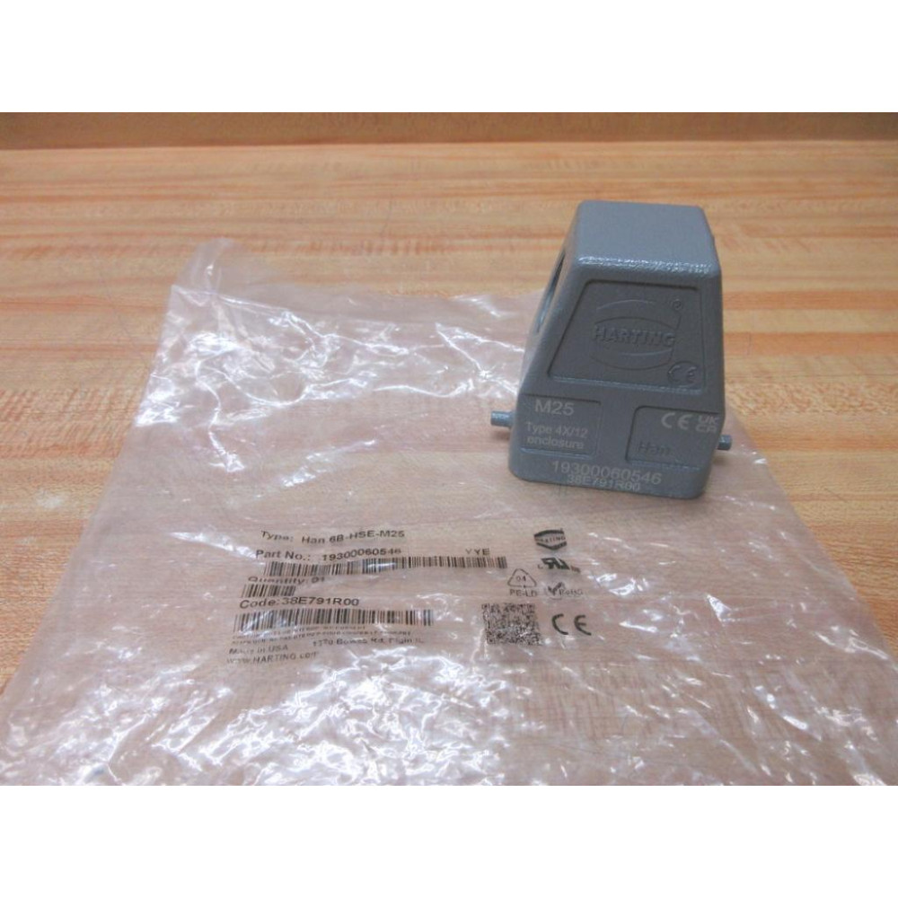 Harting 19300060546 Hood HAN 6B-HSE-M25