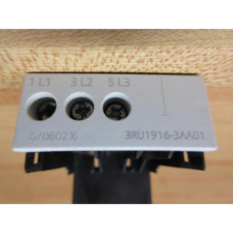 Siemens 3RU1916-3AA01 Relay Mounting Kit 3RU19163AA01 - Used