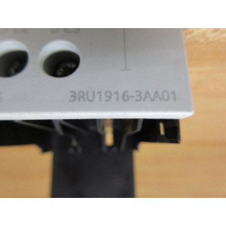 Siemens 3RU1916-3AA01 Relay Mounting Kit 3RU19163AA01 - Used
