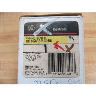 General Electric CR104PBM00B6 Push Button Switch