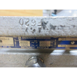 Anderson Greenwood M4THIS-4 Hydraulic Manifold M4THIS4 - Used