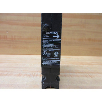 Siemens GF01ED60BC Ground Fault Relay - Used