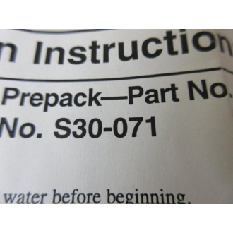 Bradley S30-071 Ball Valve Push Handle Kit S30071 - New No Box