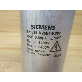 Siemens B25835-K2684-K007 Capacitor B25835K2684K007 - Used