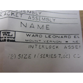 Joslyn Clark 5M-115 Interlock Assy 85284
