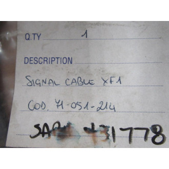 Salmoiraghi XF1 Signal Cable 71-051-214